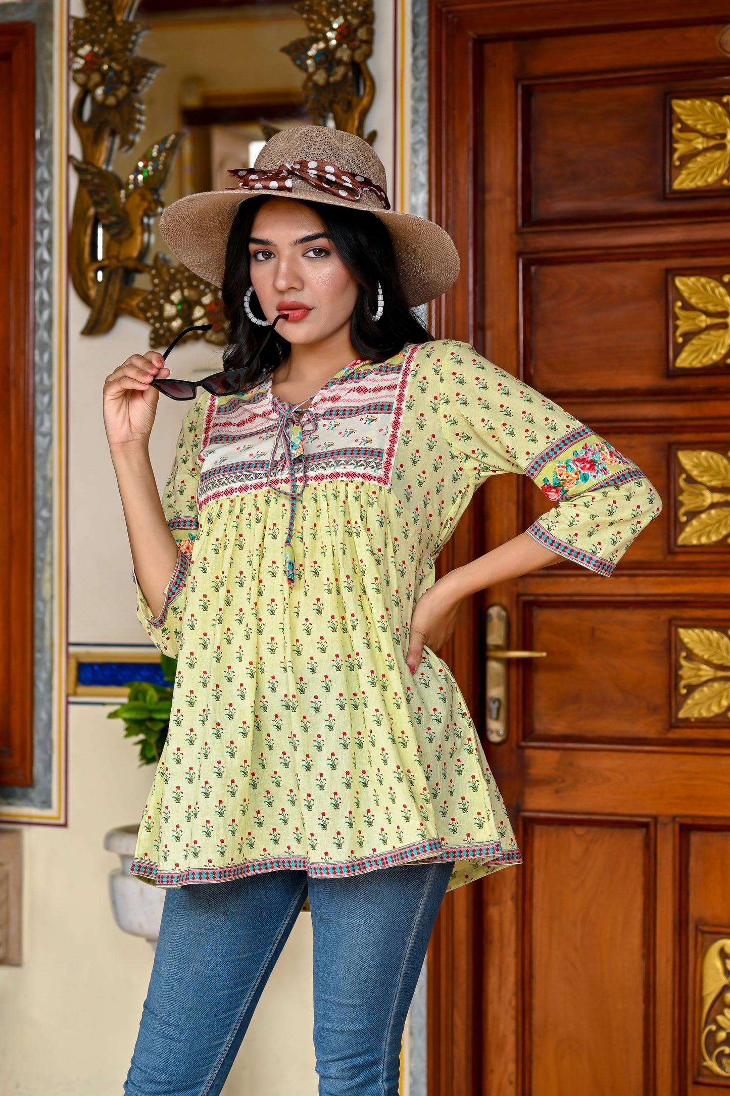 Pistachio Petals Top