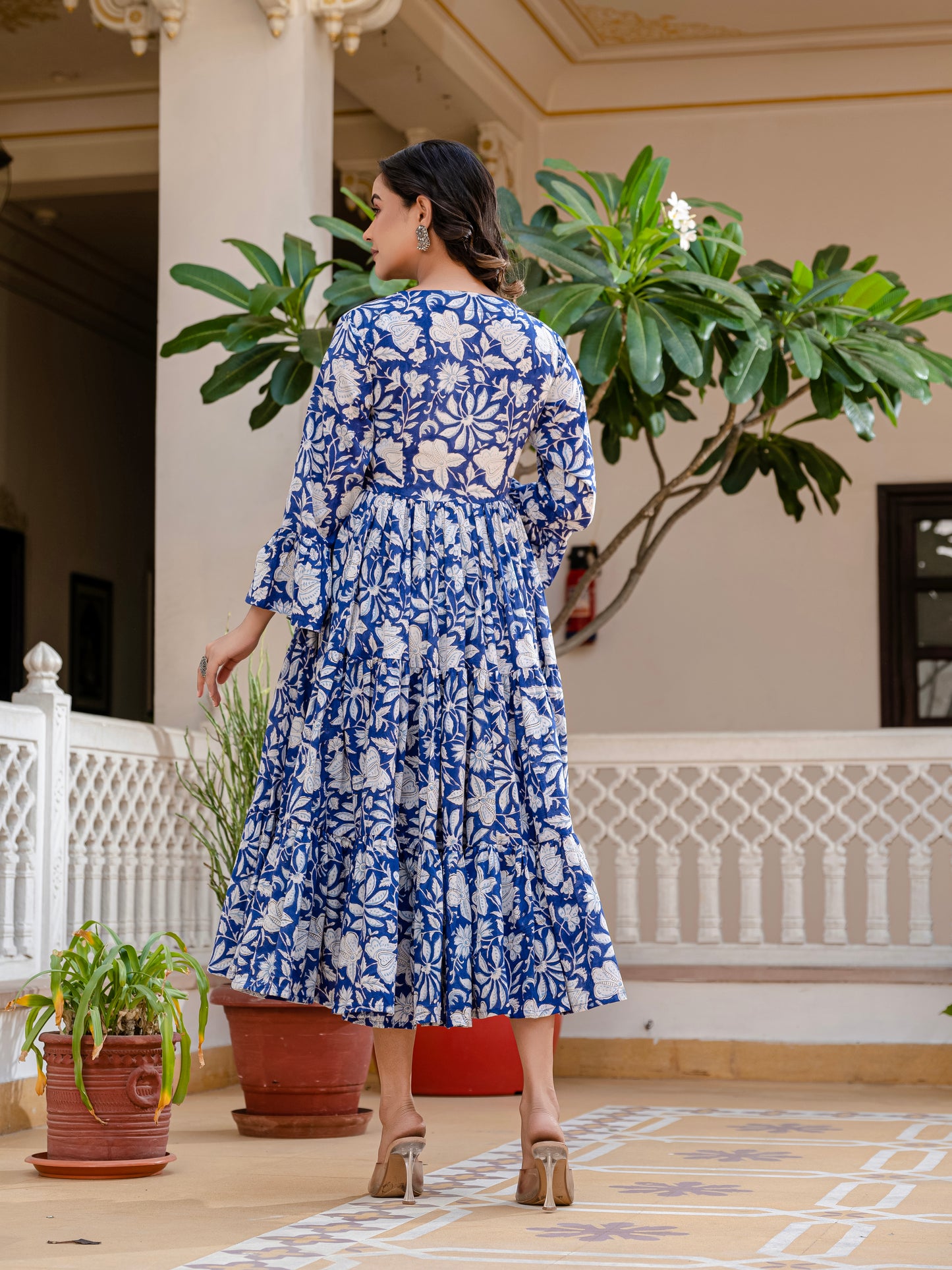 Cloud and Cobalt Dress