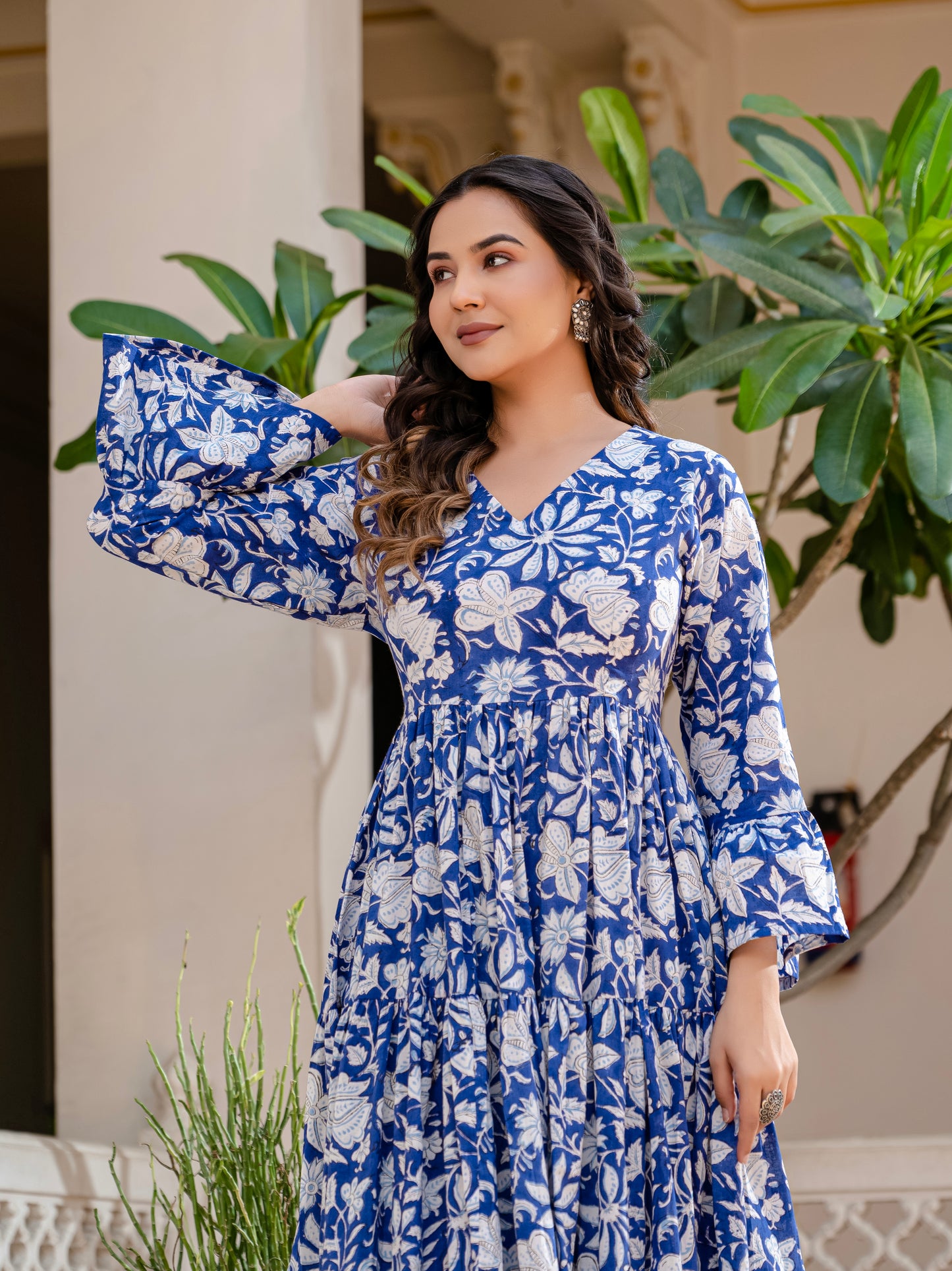 Cloud and Cobalt Dress