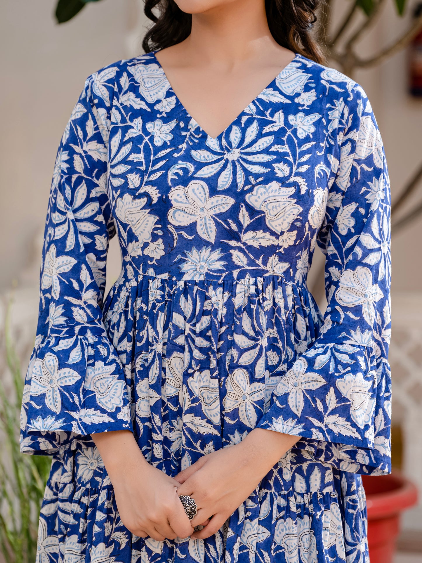Cloud and Cobalt Dress