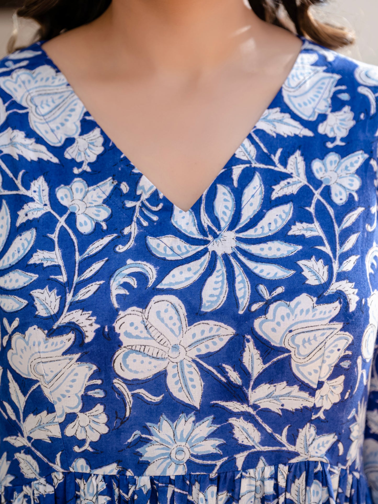 Cloud and Cobalt Dress