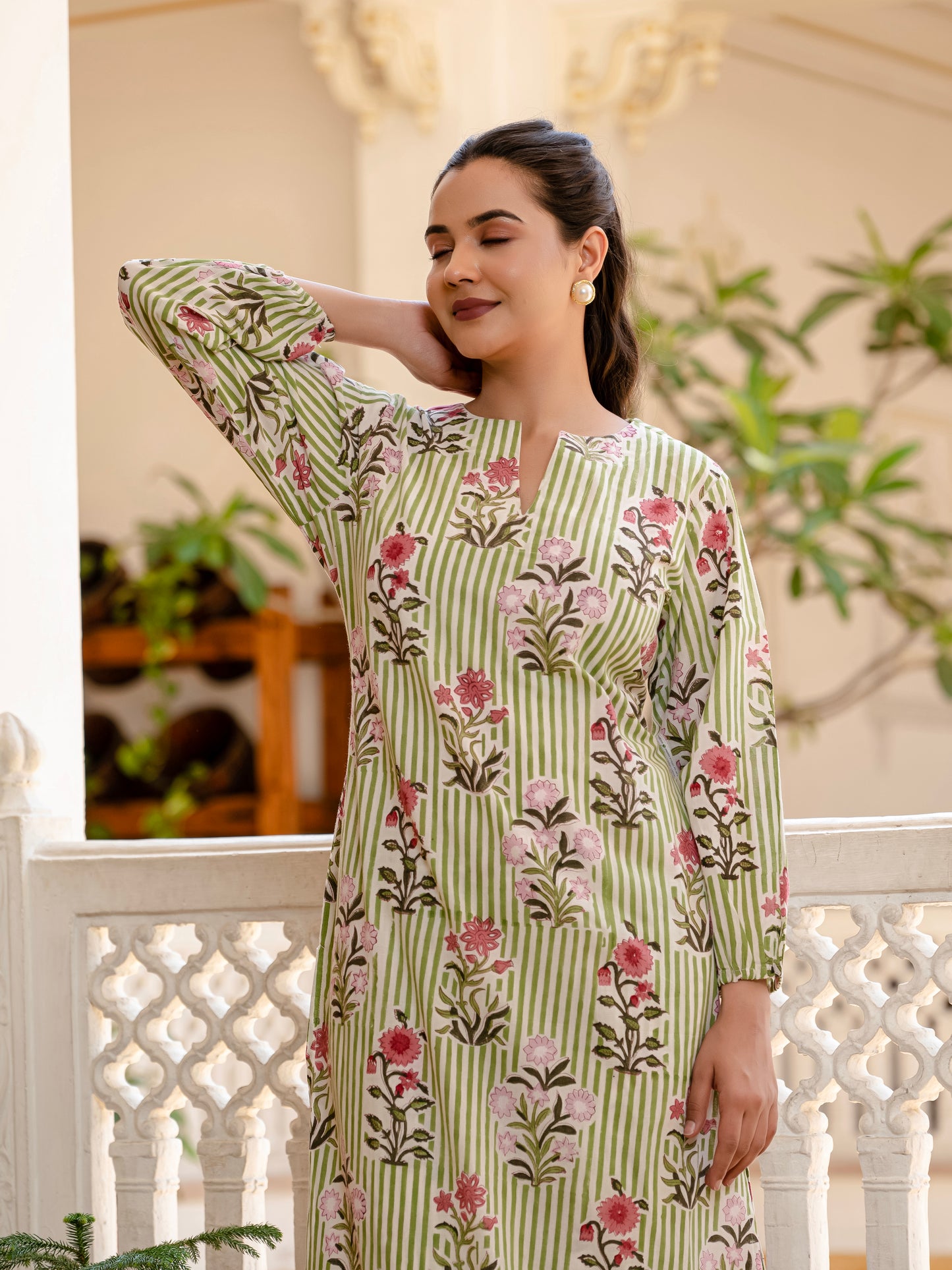 Leaf me Lovely Kurta Set