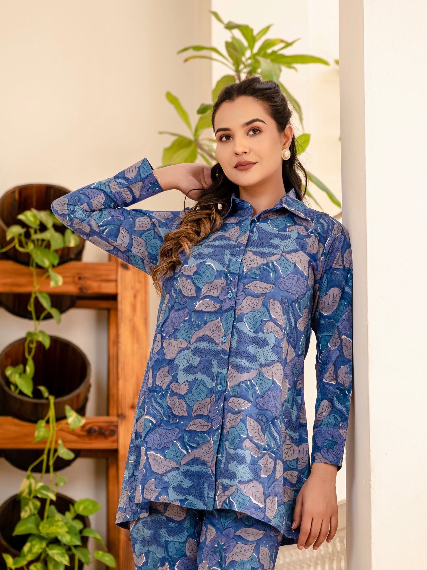 Smoky Blooms 2-piece co-ord set