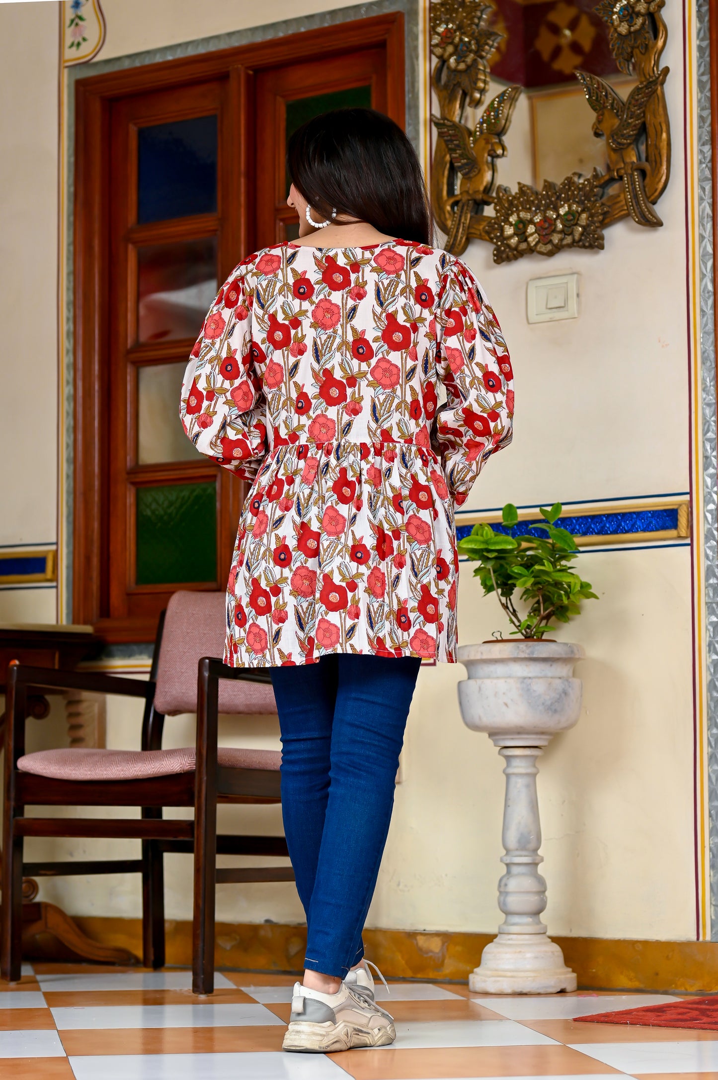 Petals of Elegance Top