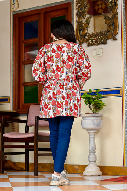 Petals of Elegance Top