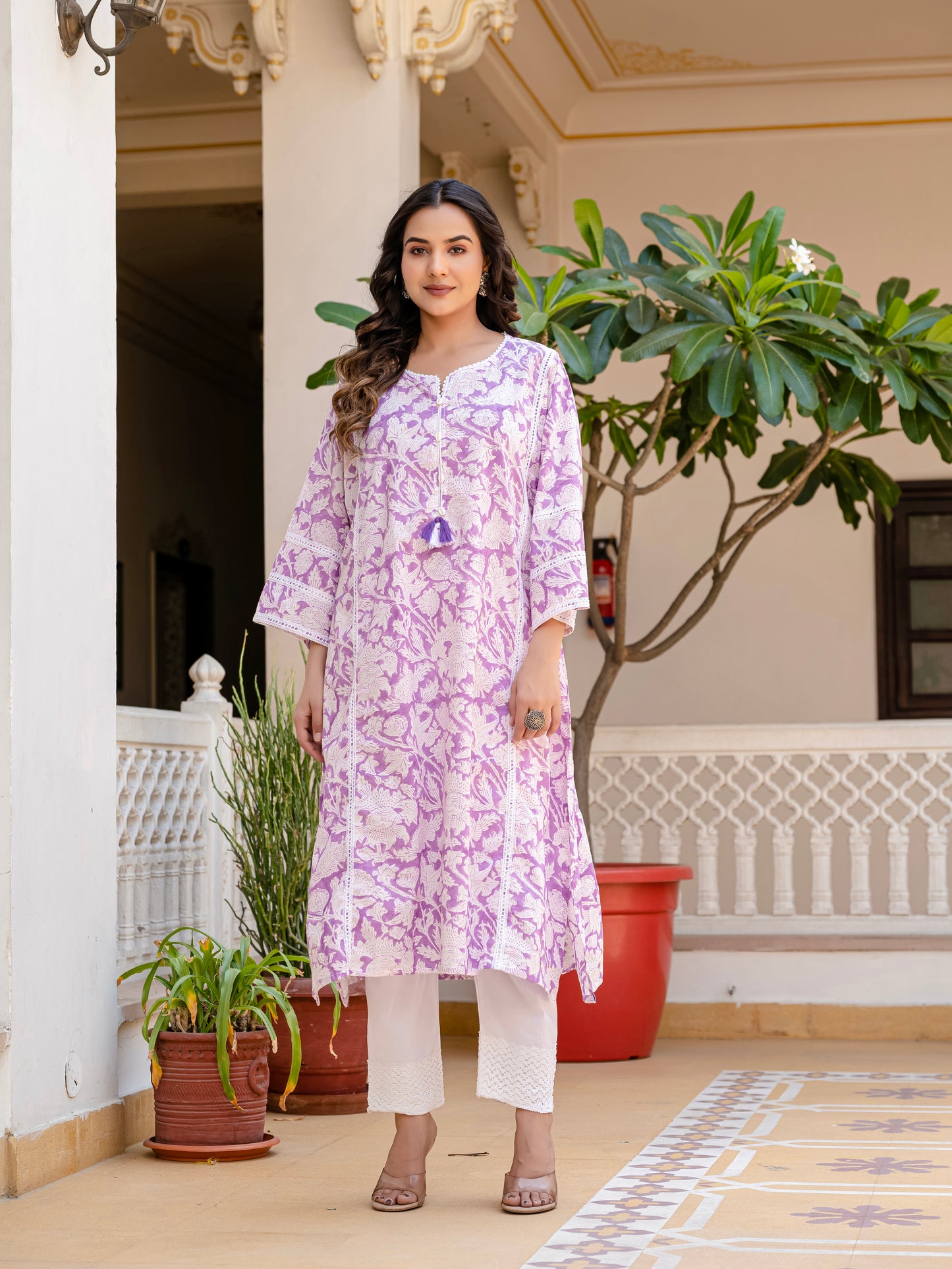 Lilac Nomad Chogha Set