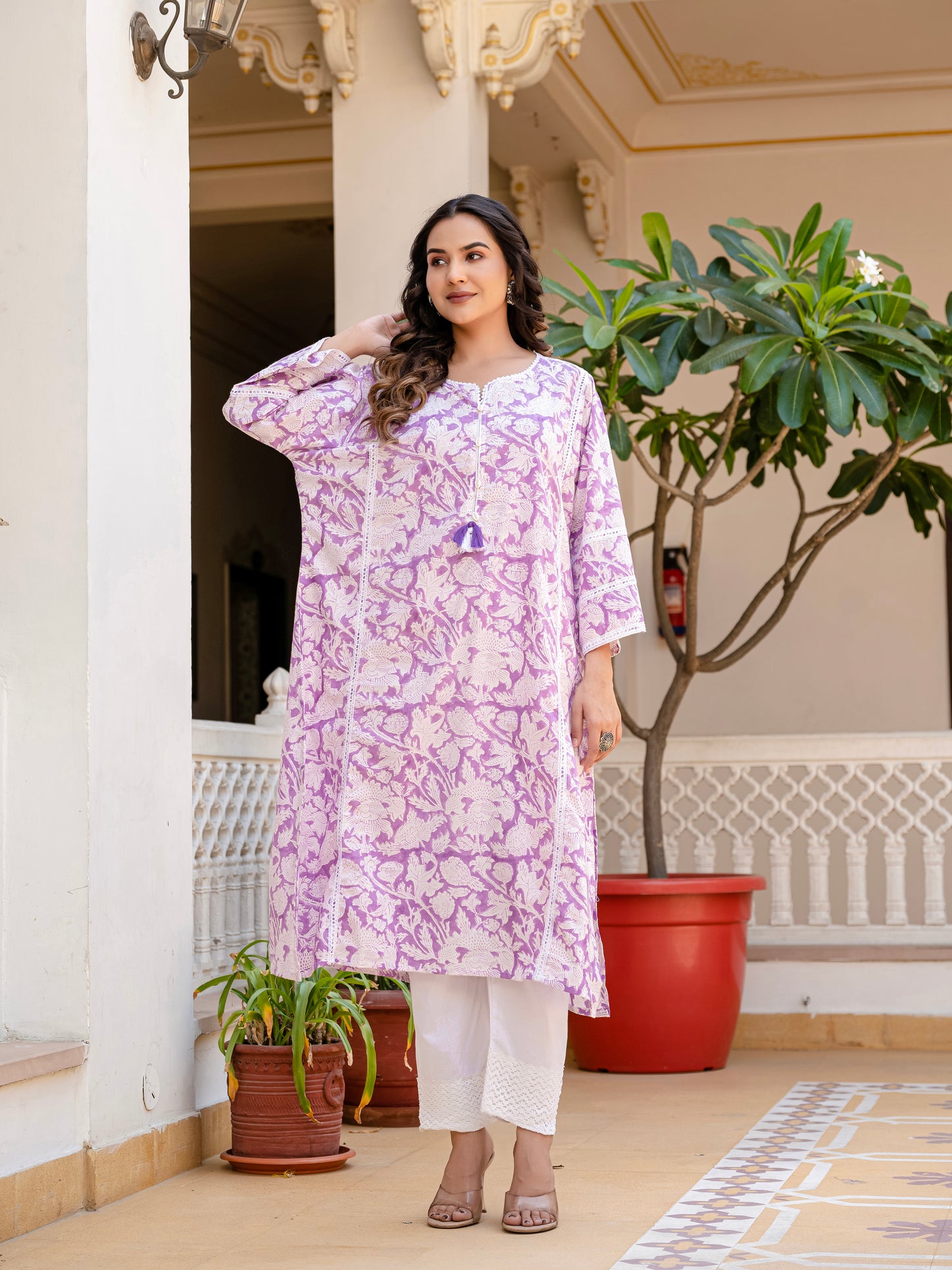Lilac Nomad Chogha Set