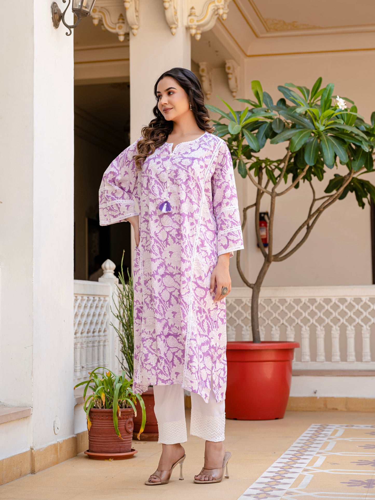 Lilac Nomad Chogha Set