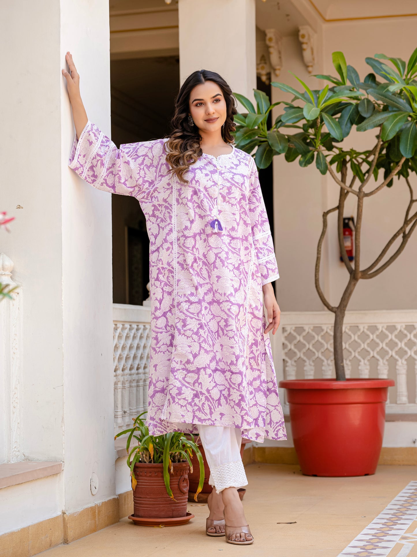 Lilac Nomad Chogha Set