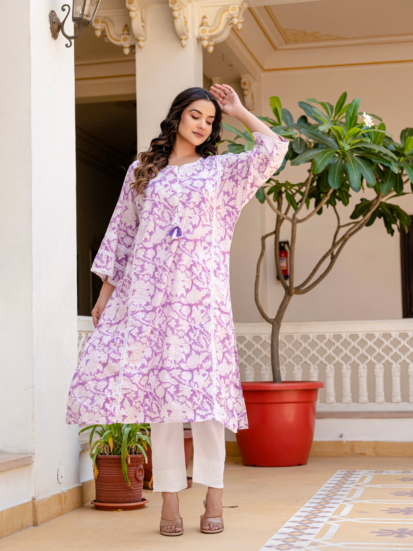 Lilac Nomad Chogha Set