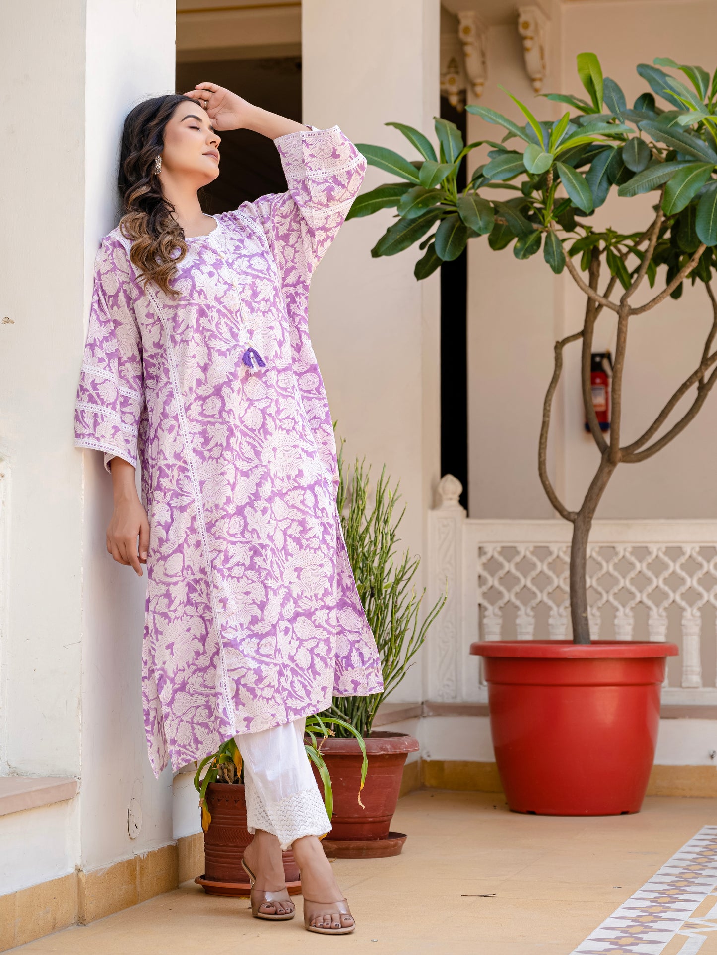 Lilac Nomad Chogha Set