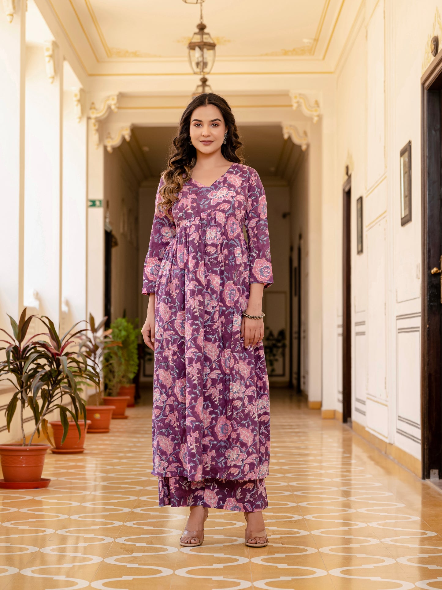 Plum Perfect Kurta Set