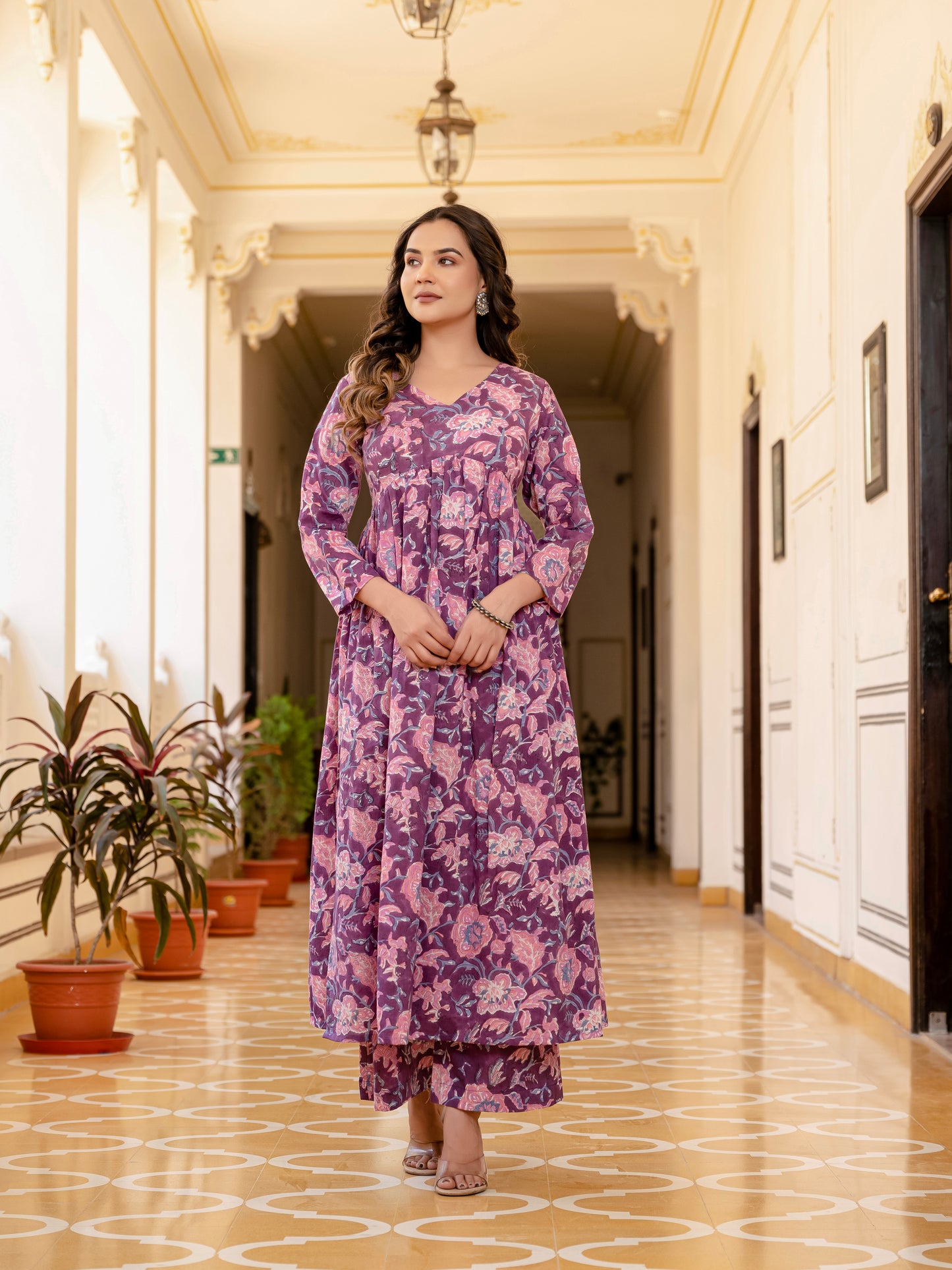 Plum Perfect Kurta Set