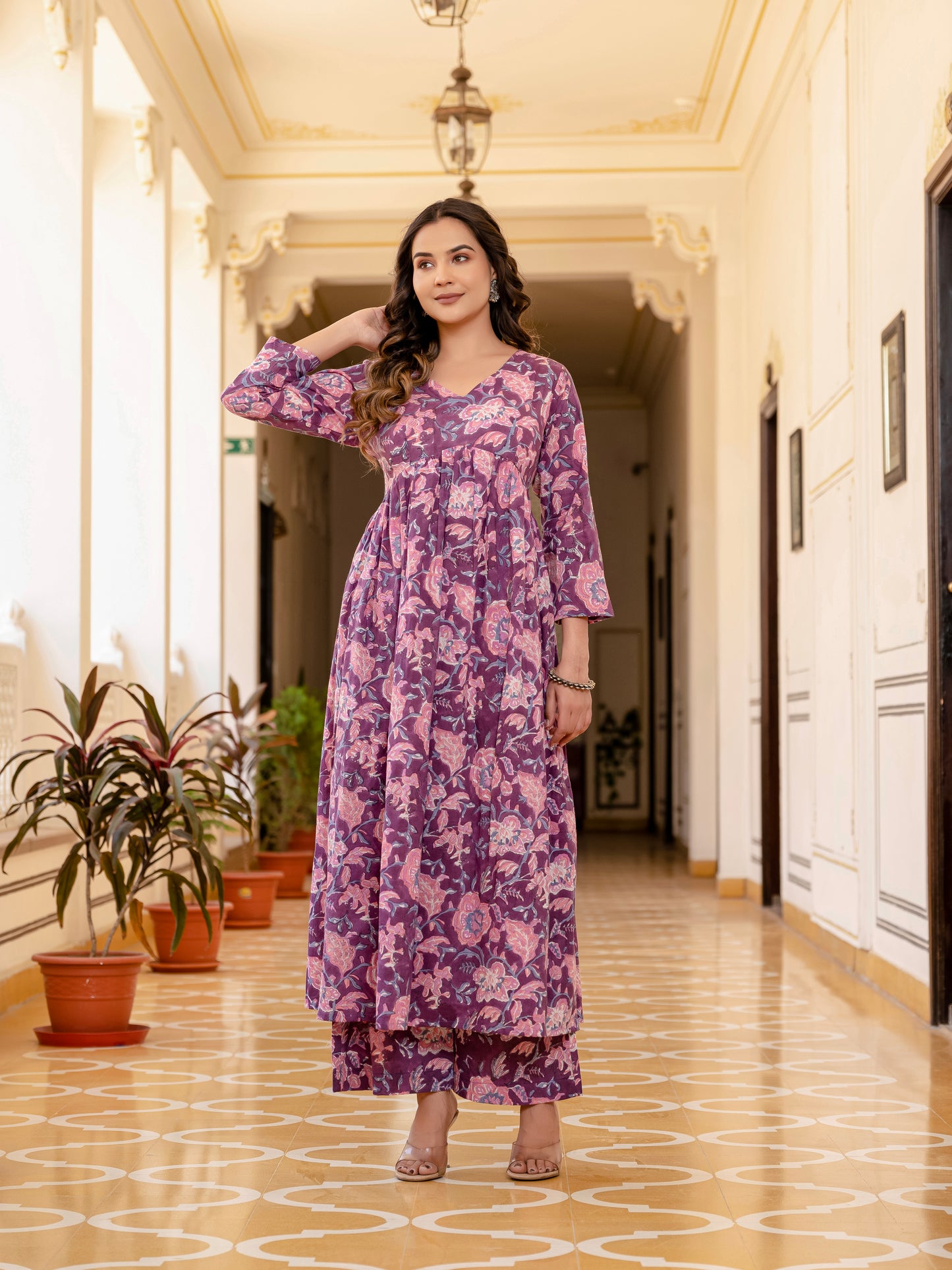 Plum Perfect Kurta Set