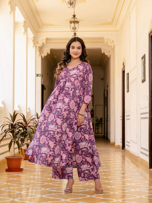 Plum Perfect Kurta Set