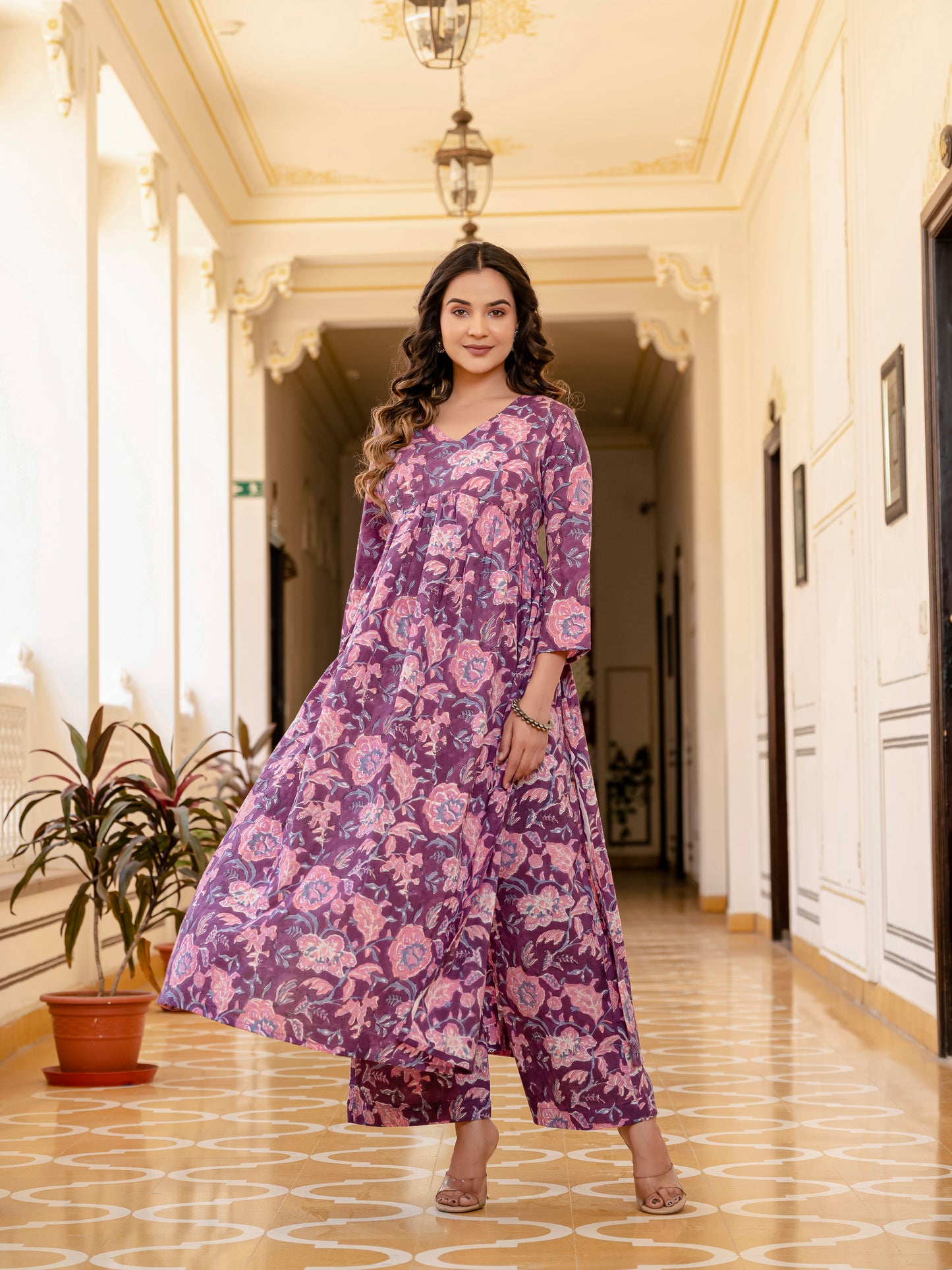 Plum Perfect Kurta Set