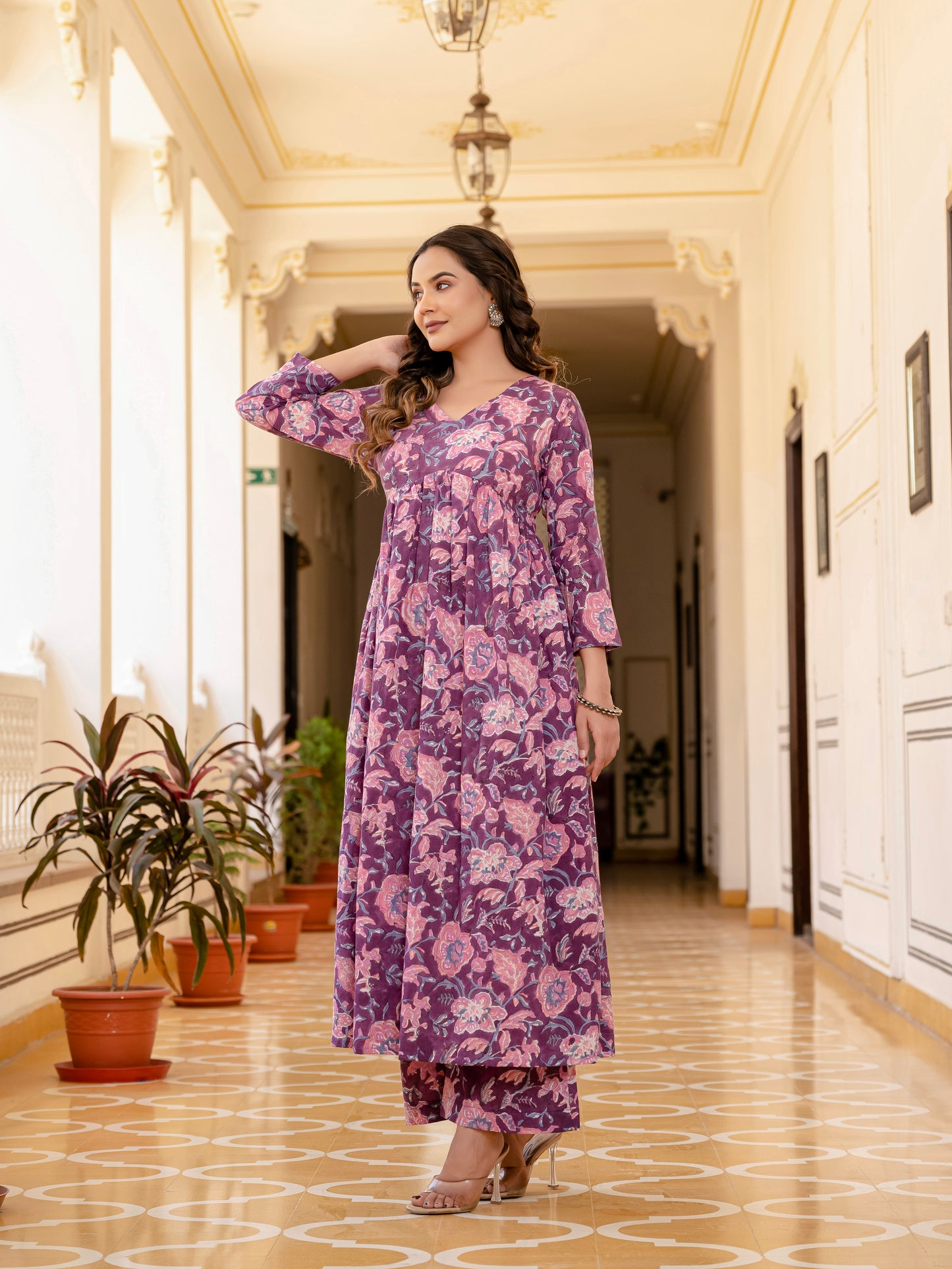 Plum Perfect Kurta Set