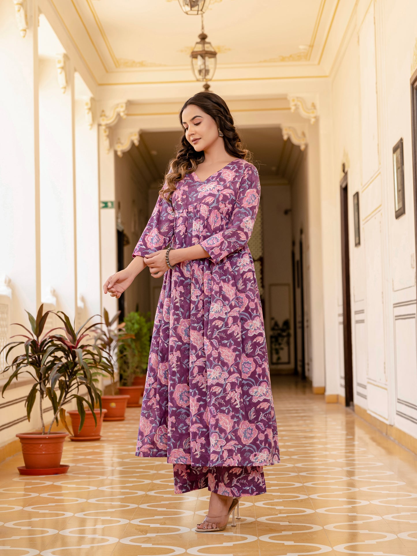 Plum Perfect Kurta Set