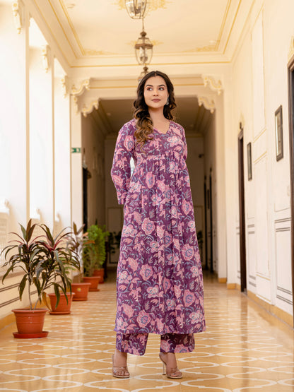 Plum Perfect Kurta Set