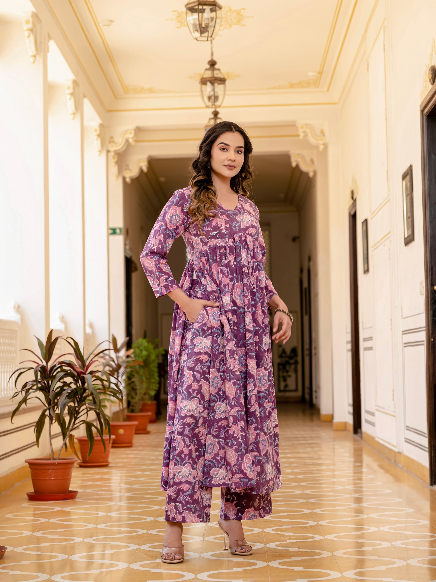 Plum Perfect Kurta Set
