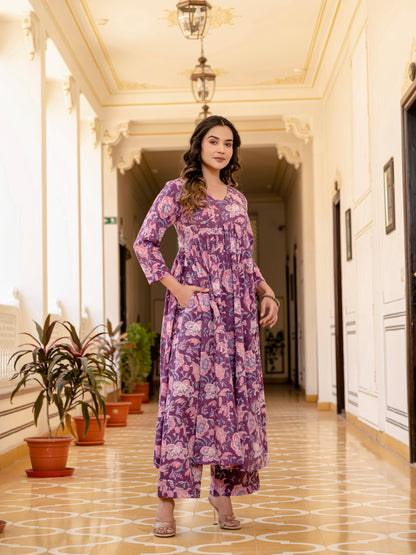 Plum Perfect Kurta Set