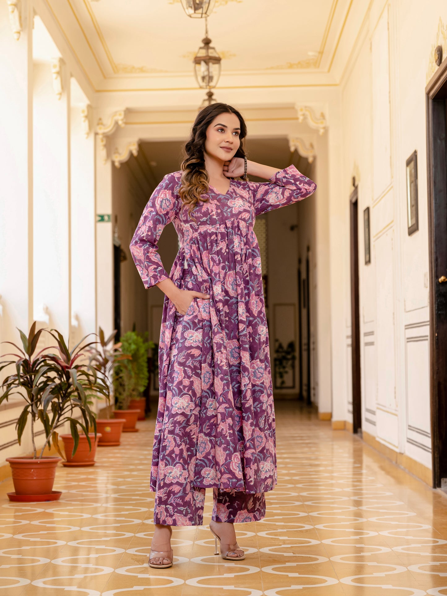 Plum Perfect Kurta Set