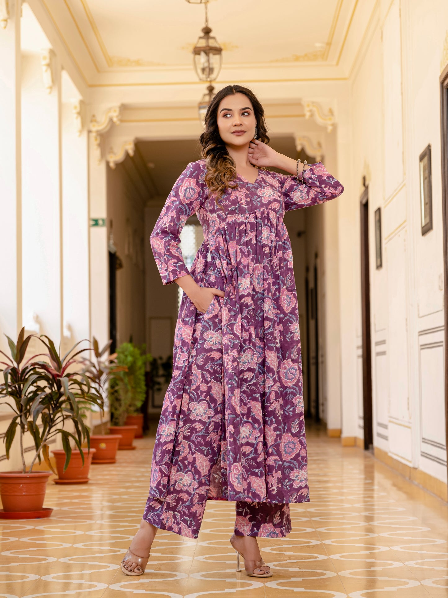Plum Perfect Kurta Set