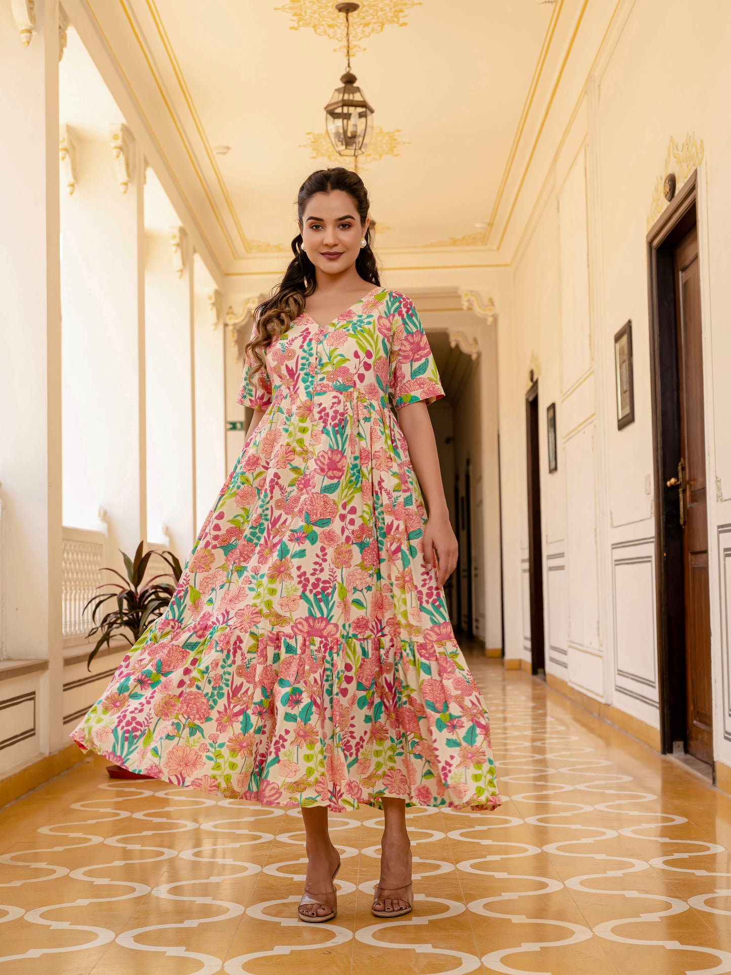 Dune and Daisies Dress