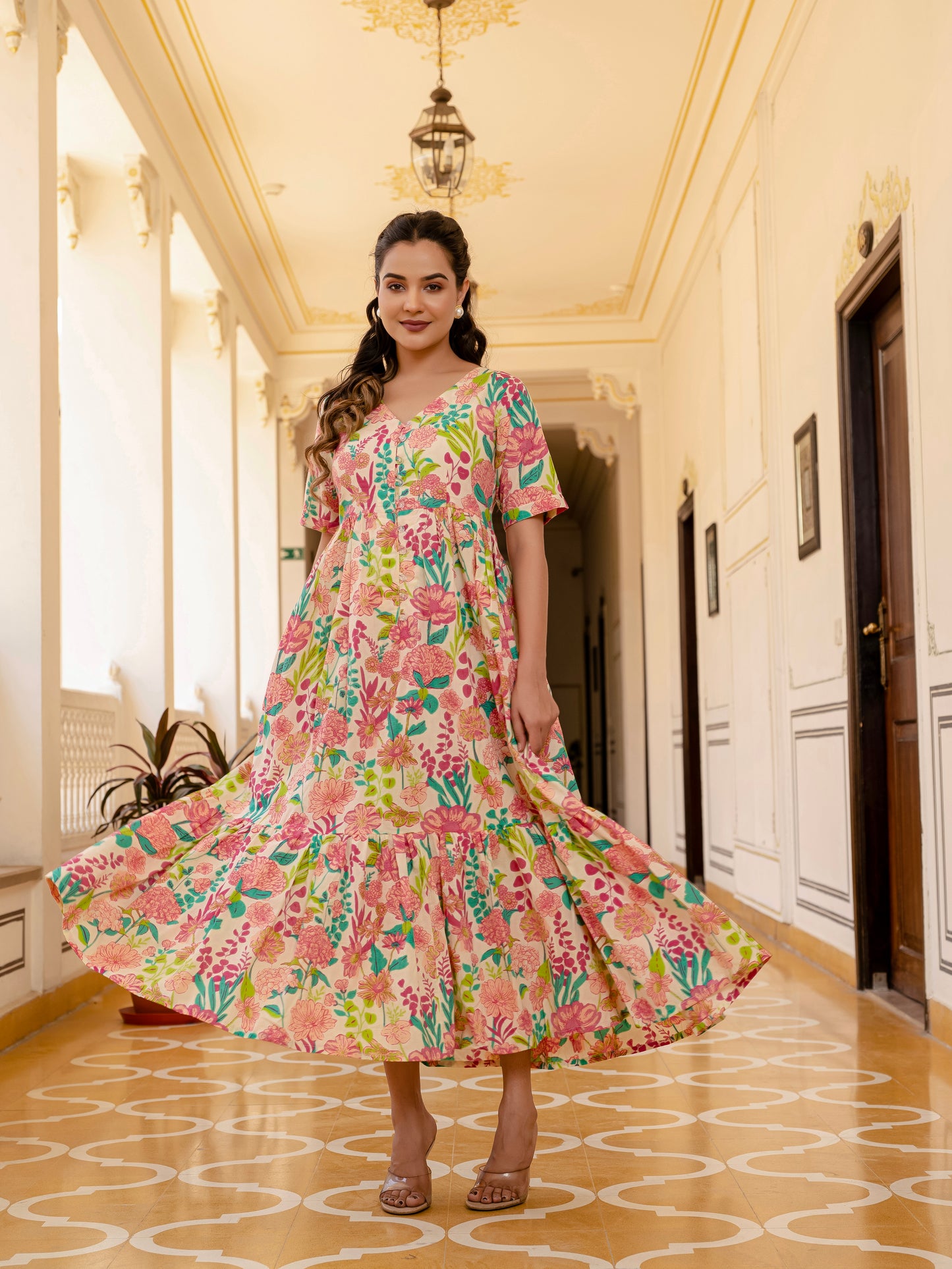 Dune and Daisies Dress