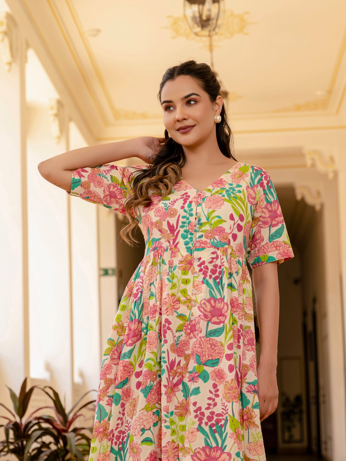 Dune and Daisies Dress