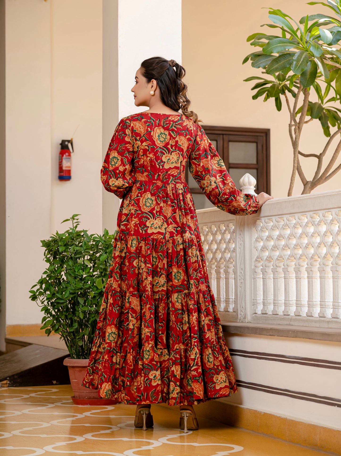 Teracotta Bloom Dress