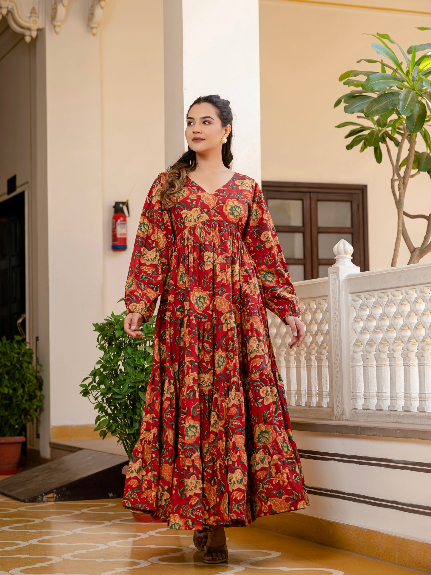Teracotta Bloom Dress