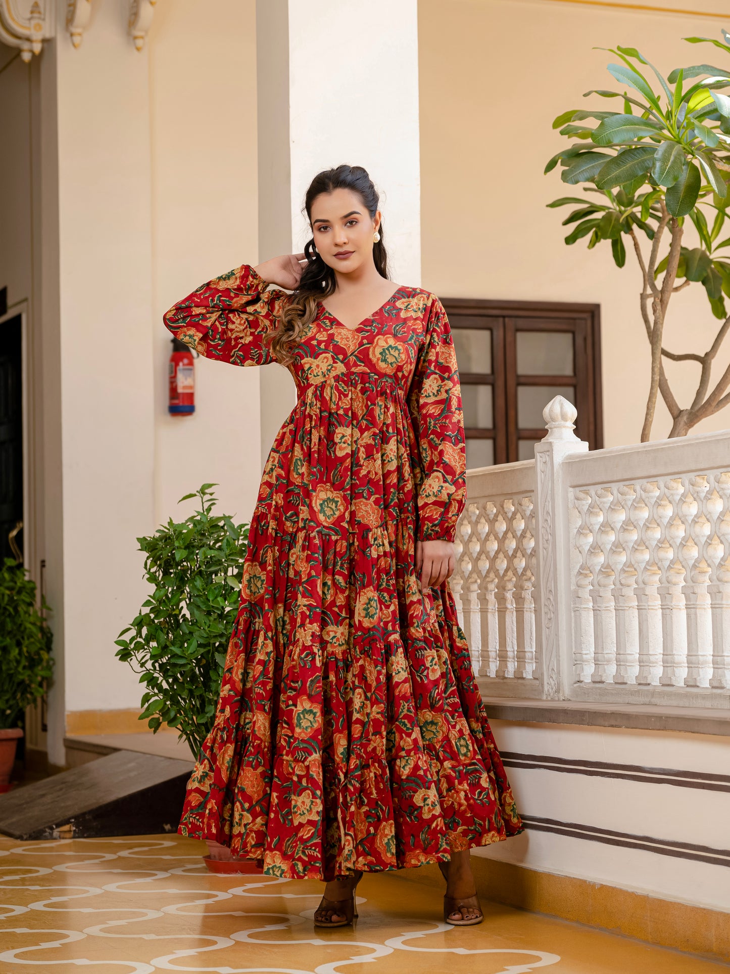 Teracotta Bloom Dress