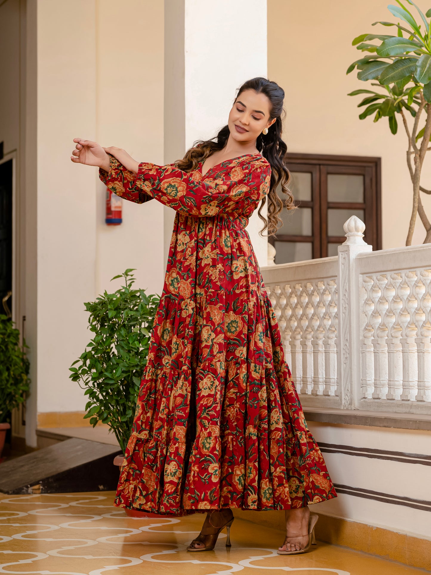 Teracotta Bloom Dress