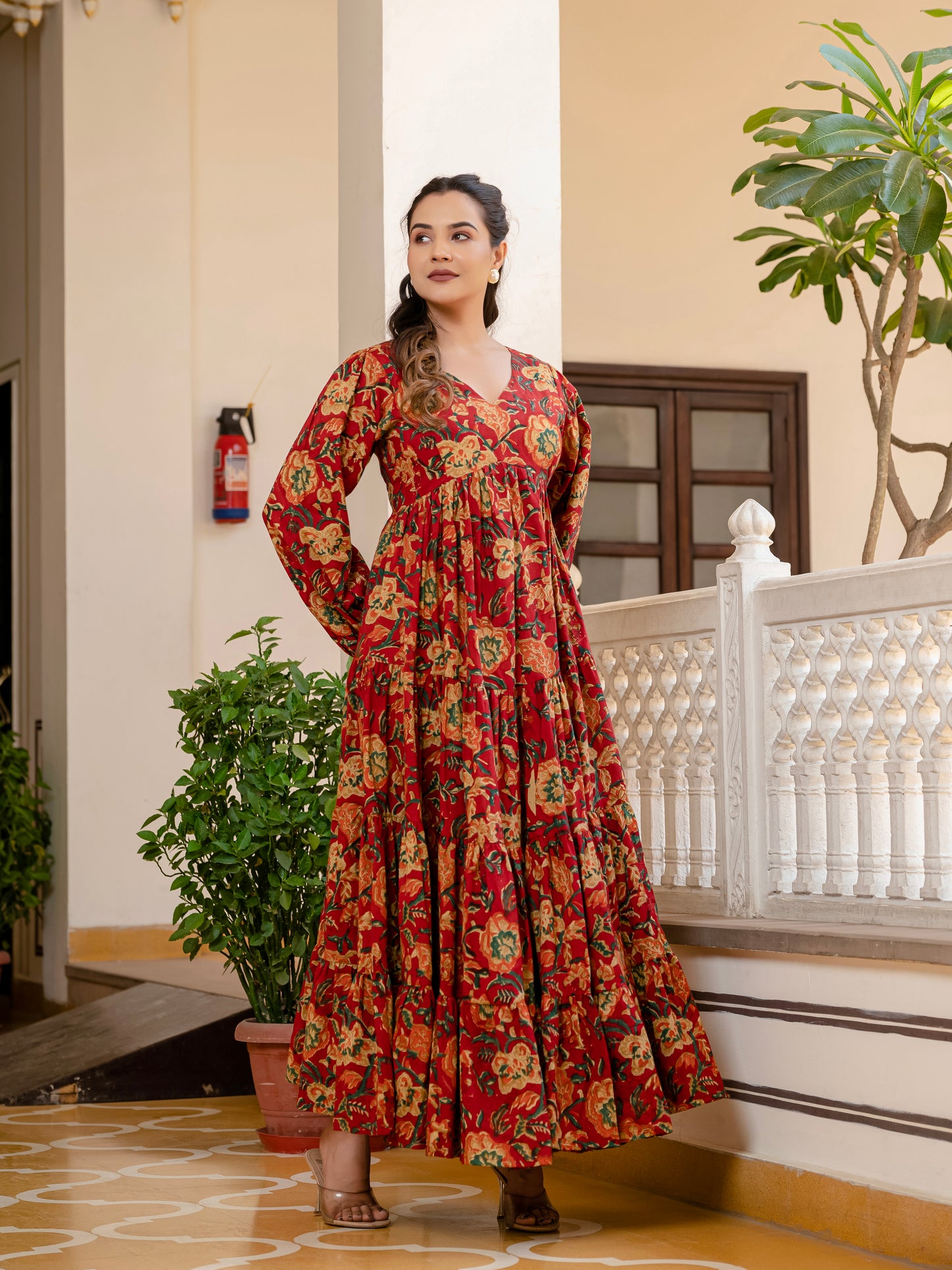 Teracotta Bloom Dress