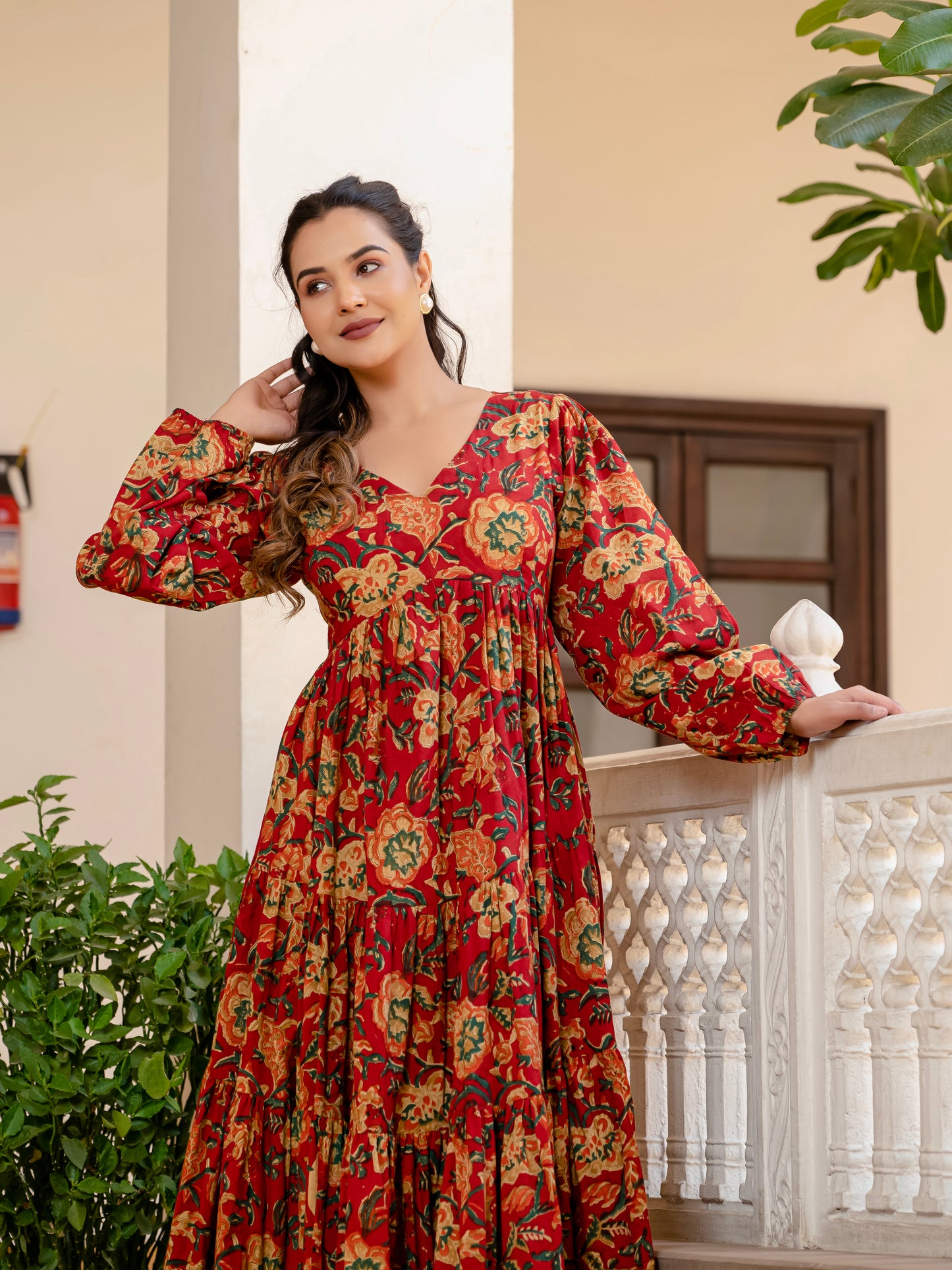 Teracotta Bloom Dress