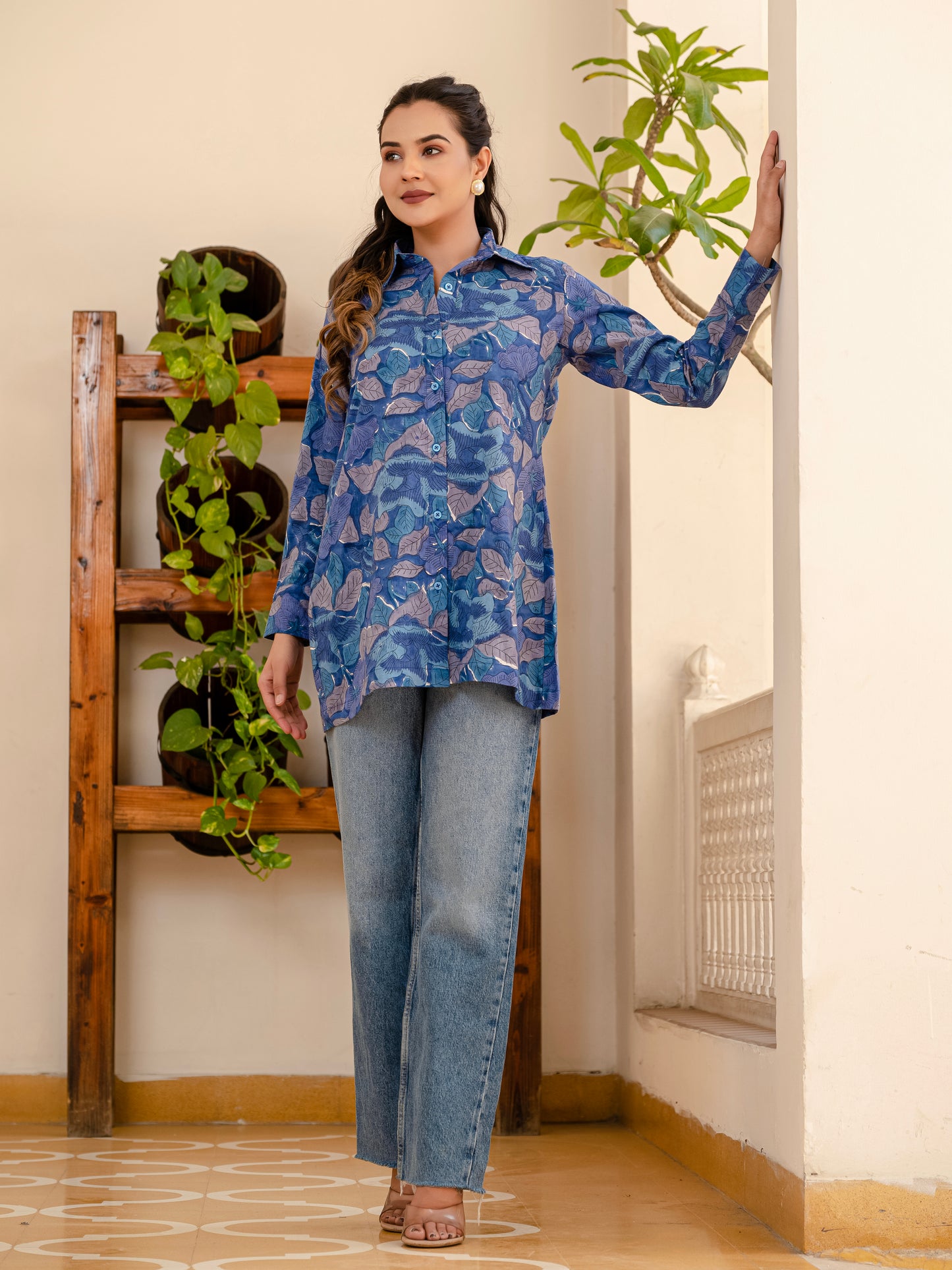 Smoky Blooms Shirt