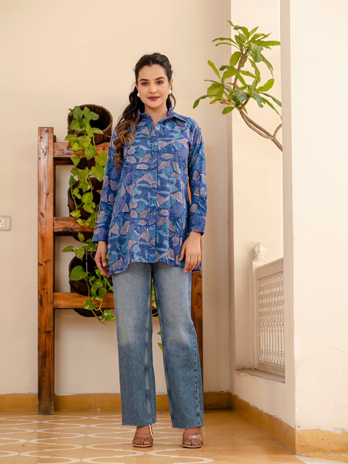 Smoky Blooms Shirt