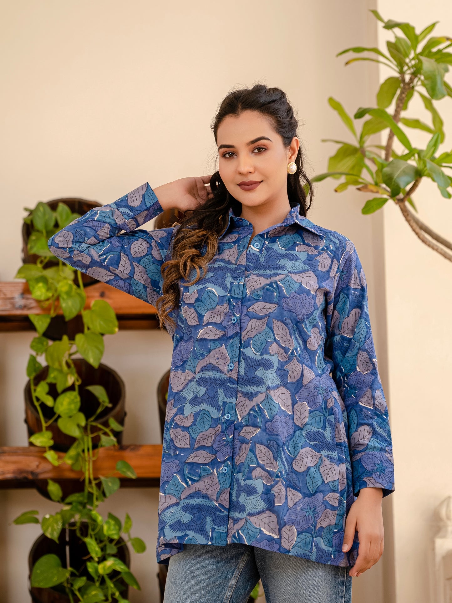 Smoky Blooms Shirt