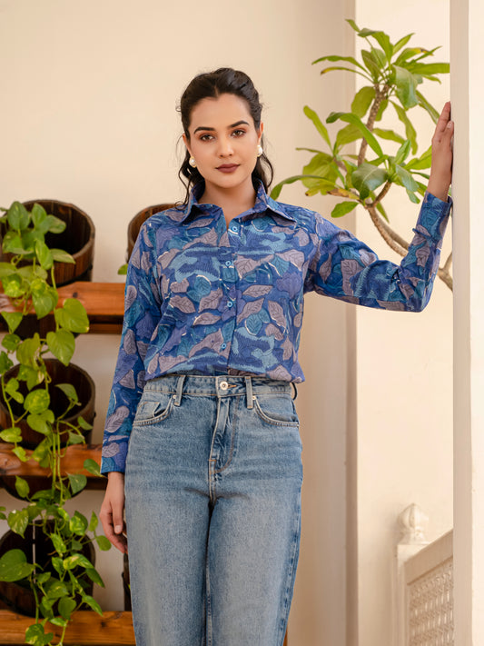 Smoky Blooms Shirt