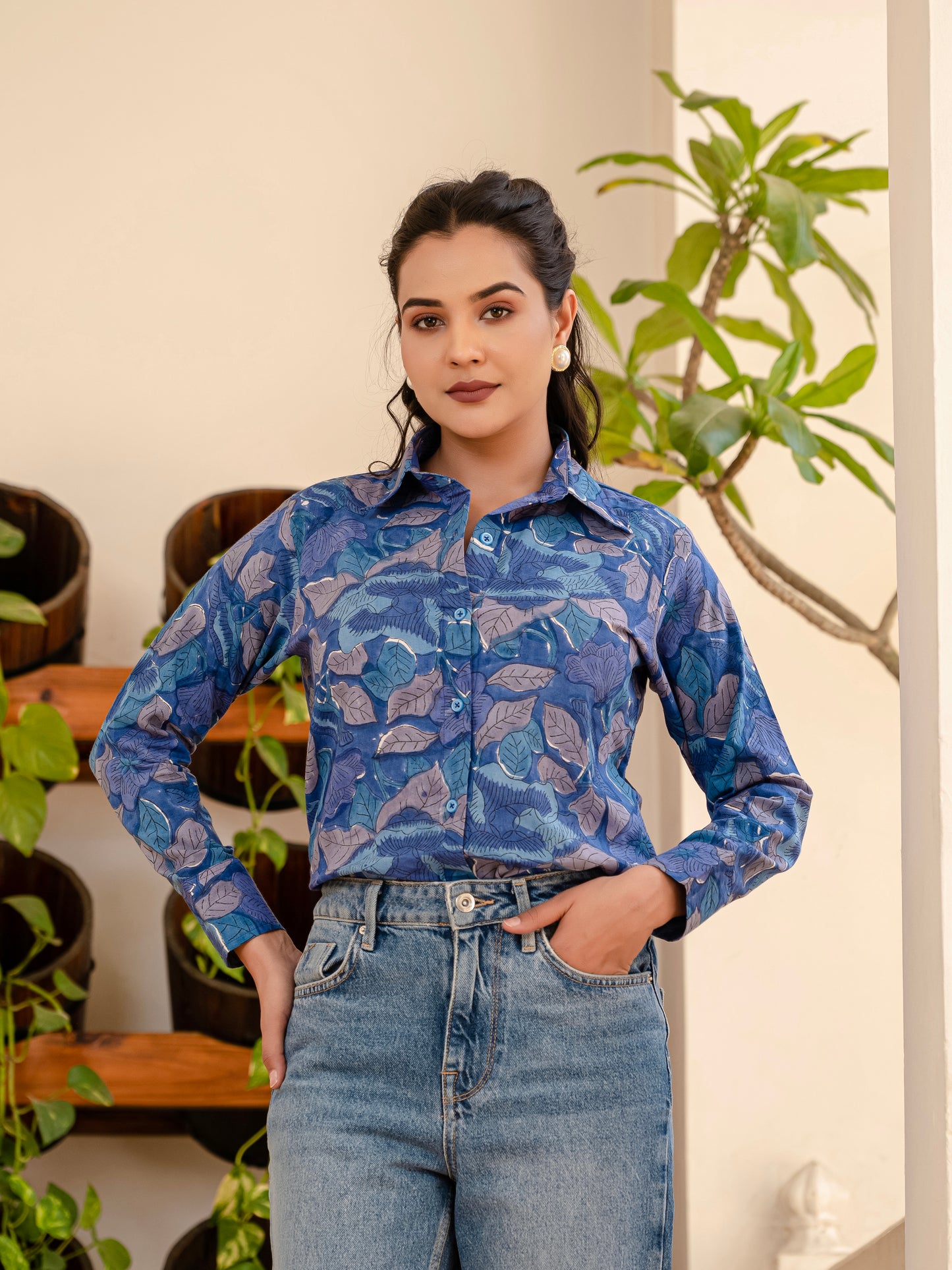 Smoky Blooms Shirt