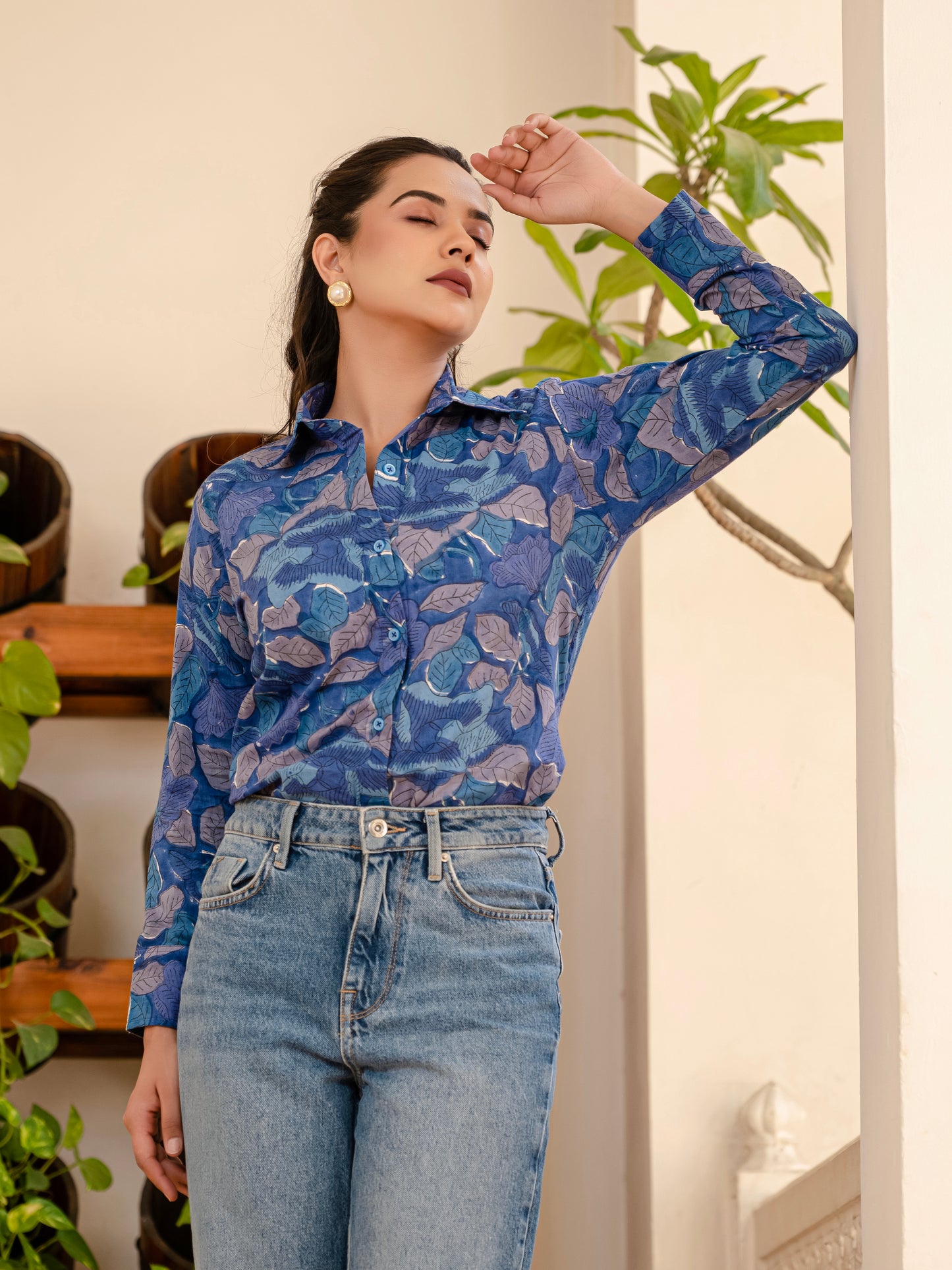 Smoky Blooms Shirt