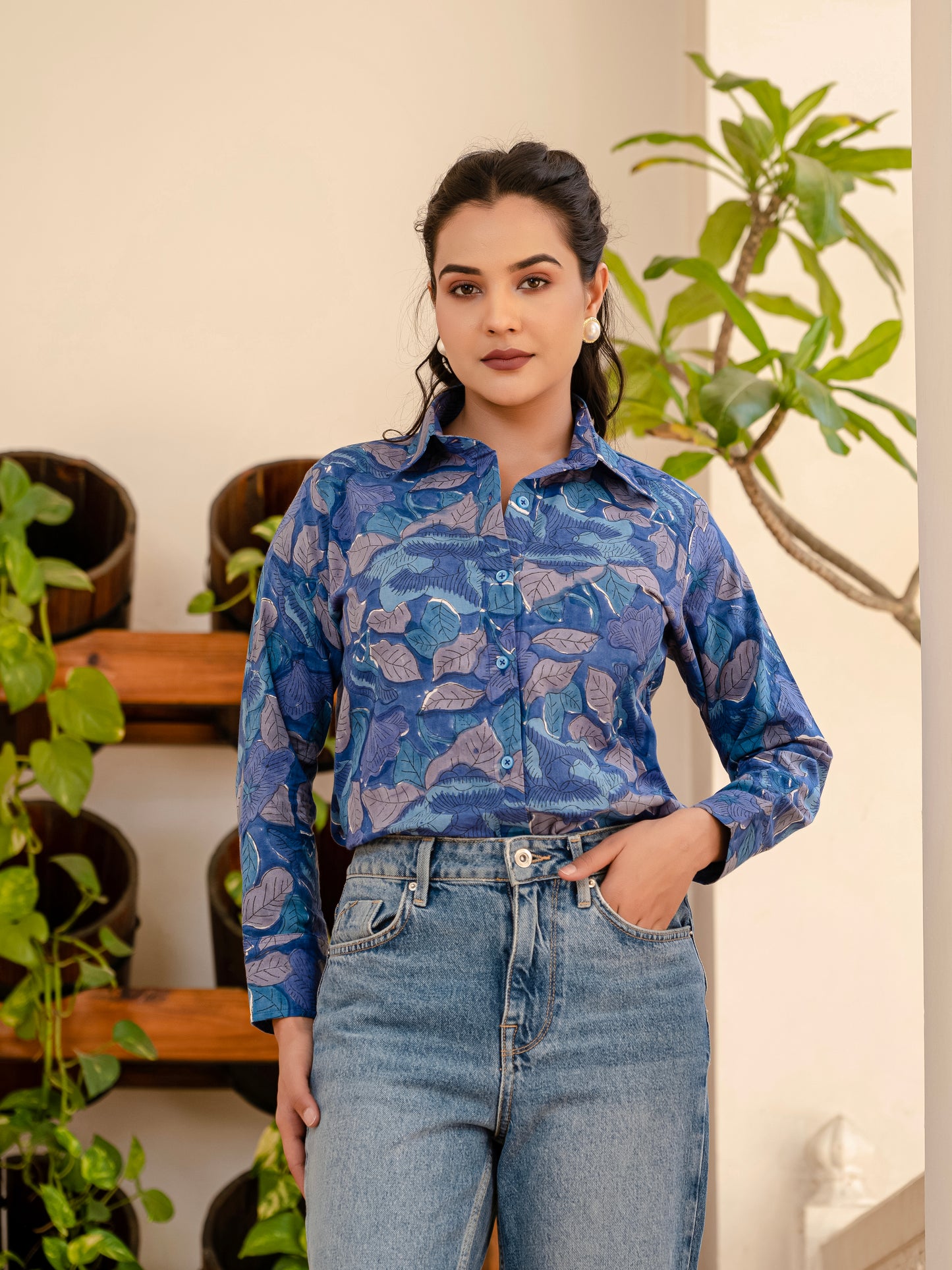 Smoky Blooms Shirt
