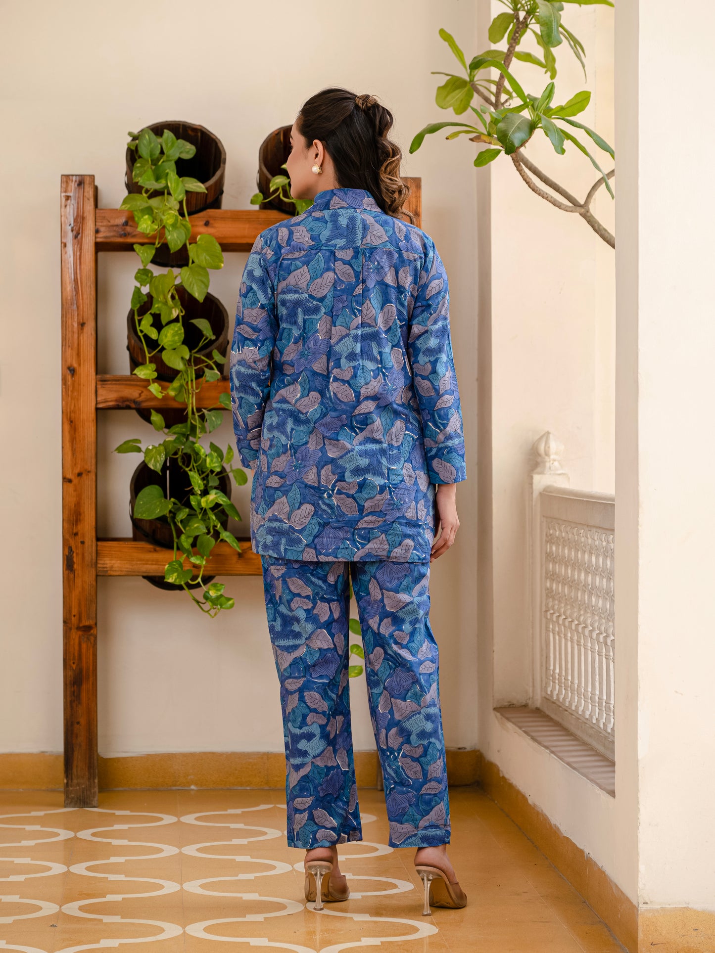 Smoky Blooms 2-piece co-ord set