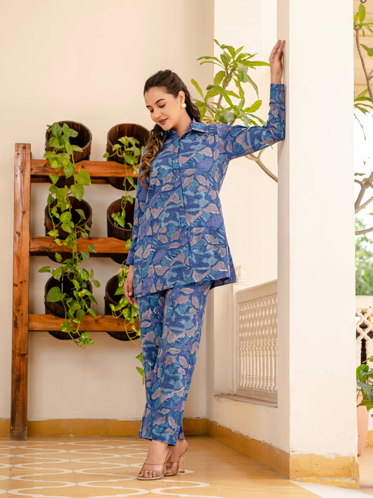 Smoky Blooms 2-piece co-ord set