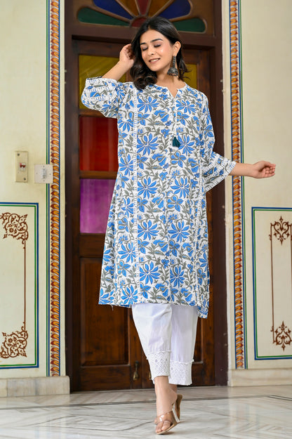 Blooming Blue Skies Chogha Set