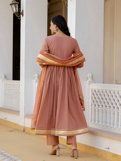 Timeless Beige Bliss Suit Set