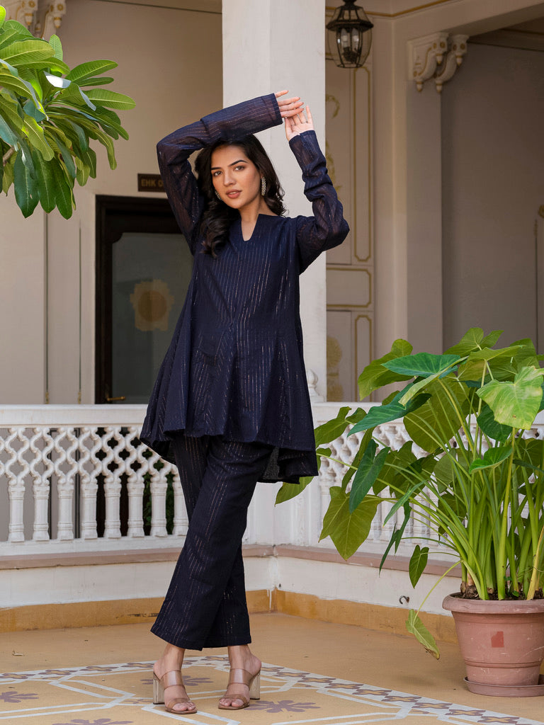 Celestial shimmer lurex co-ord set