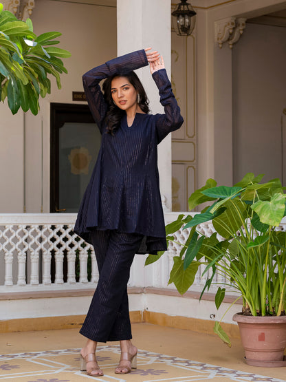 Celestial shimmer lurex co-ord set