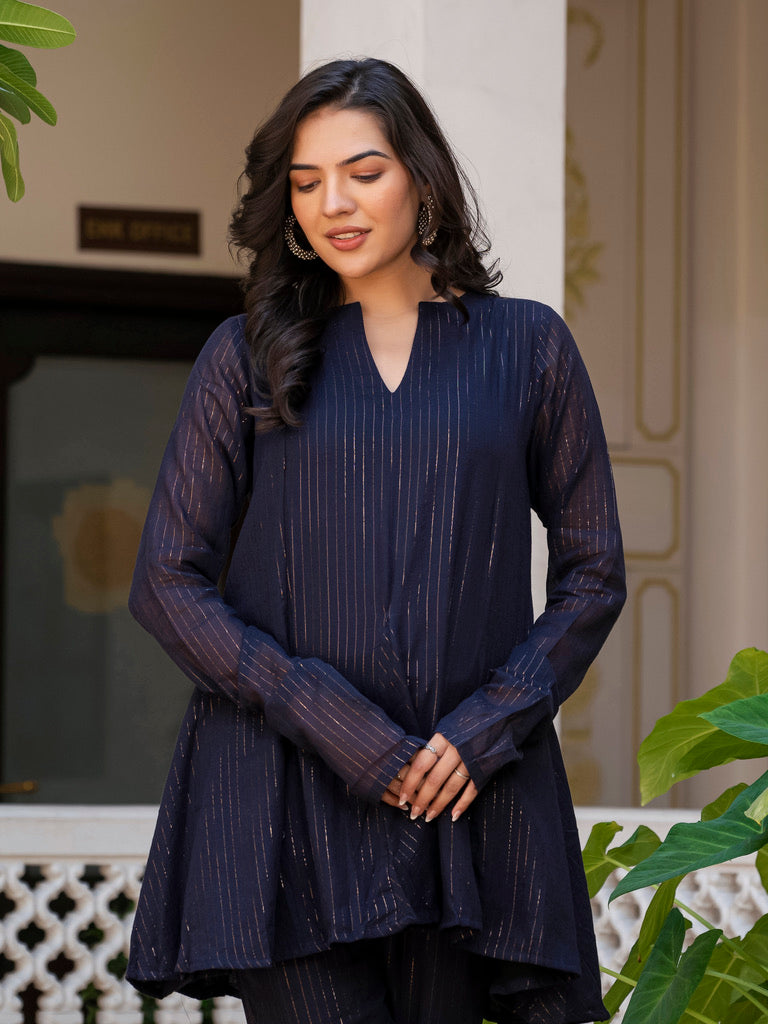 Celestial shimmer lurex co-ord set